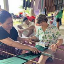 Weaving with the Karen tribe