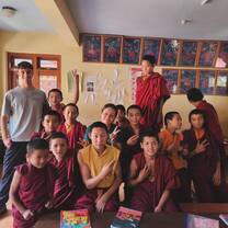 The children in the monastery