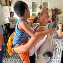 My little camper and I! 