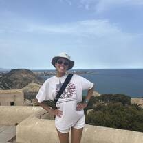 me atop the Alicante castle