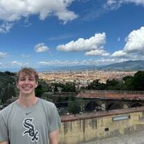 Me with a beautiful view of Florence