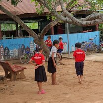 The kids at the school