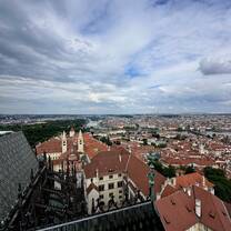 City view from Prague Castle