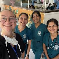 Me with some medical students 