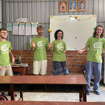 This is us in the classroom