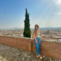 me in Granada, Spain during our weekend excursion with our program!