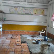 The construction work