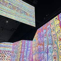 unbelievable aborigional art exihibit in Melbourne 