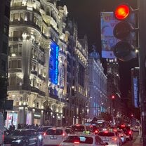 Gran Via at night