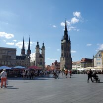 Halle market place