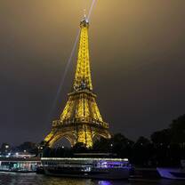 Eiffel Tower seen from the Seine