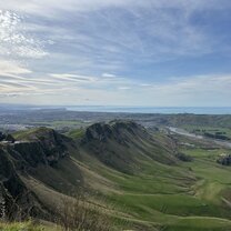 View from a bike ride to the top of Te Mate peak 