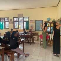 Teaching the kids 