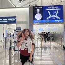 Going home :((( I am smiling for the camera but I was really sad that day haha