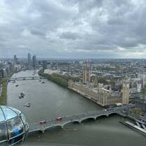View from the London Eye!