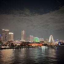 Yokohama view from the port. I have been waiting over 5 years to see this. 