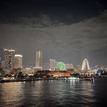 Yokohama view from the port. I have been waiting over 5 years to see this. 