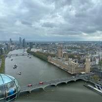 View from the London Eye!