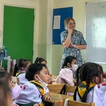 My first practice teaching