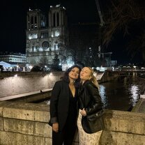 Notre Dame at night