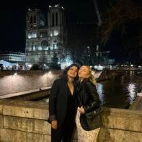 Notre Dame at night