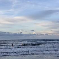 Sunset swims