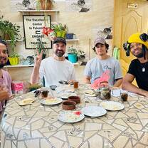 Me (orange hat) along with other volunteers