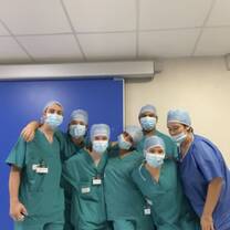Group photo after surgery 