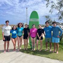 surfing lesson!