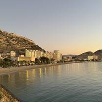 A view of Alicante during sunrise in January. Photo by Madison Masoudpour