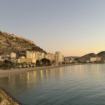 A view of Alicante during sunrise in January. Photo by Madison Masoudpour