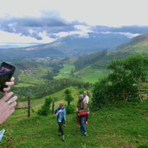 landscape from our homestays