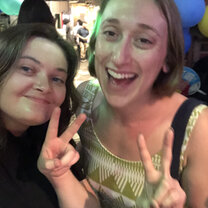 Myself and another CRCC Intern