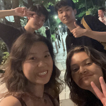 Reunion in Tokyo with my Japanese and Chinese friends I met in my home country in Ireland