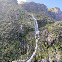 waterall in new zealand 