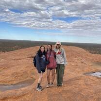 on top of Burringurrah, the world's biggest rock 
