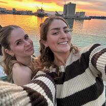 Me in Cadiz with my friend Lily!