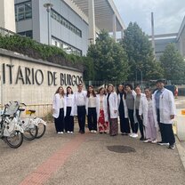 Our group in front of HUBU before our first day!