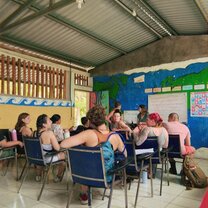 Teaching English at the local school