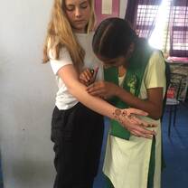 Getting henna