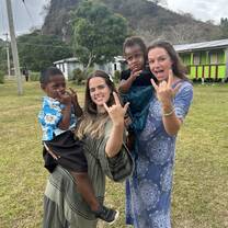 Me and the other Daisy in the village with our brothers and sisters.