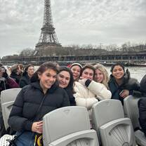 Friends by the Eiffel Tower!