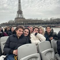 Friends by the Eiffel Tower!