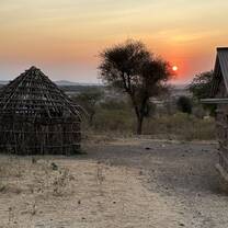 Village sunset