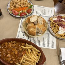 Local tapas bar- all the free food that comes with any drink purchase