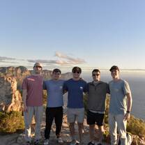 Hiking with friends, Table Mountain