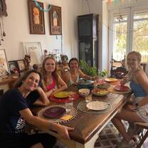 Lunch with my host family 