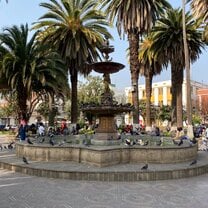 One of the many beautiful plazas!