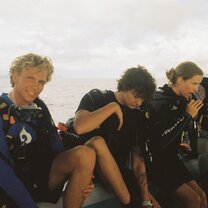 Getting ready to dive!