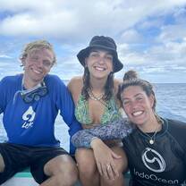 Happy divers